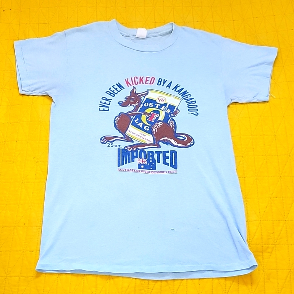 Vintage Fosters Lager Beer t-shirt